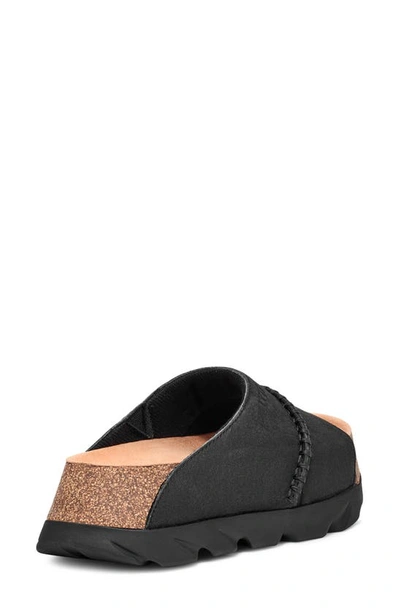 Shop Ugg Sunskip Platform Slide Sandal In Black