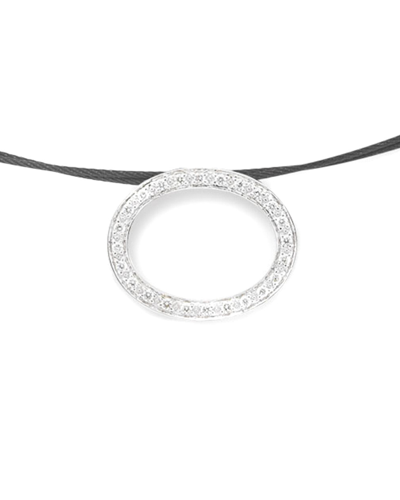 Shop Alor Noir 18k & Stainless Steel 0.21 Ct. Tw. Diamond Necklace