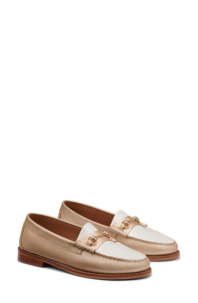 Shop G.h.bass Lianna Bit Weejuns® Penny Loafer In Gold White