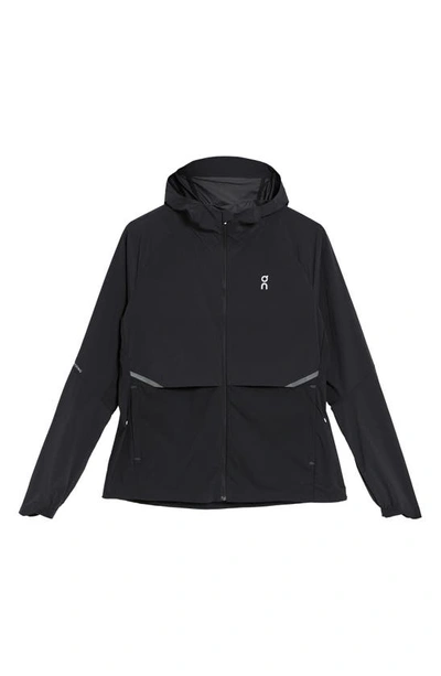 Shop On Core Hooded Packable Running Jacket In Black