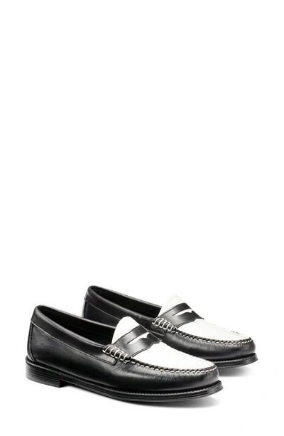 Shop G.h.bass Whitney Easy Weejuns® Penny Loafer In Black/white