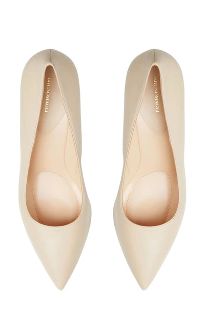 Shop Bruno Magli Tara Pointed Toe Pump In Sand