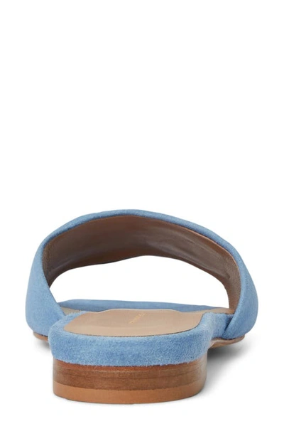 Shop Bruno Magli Fabia Slide Sandal In Light Blue Suede