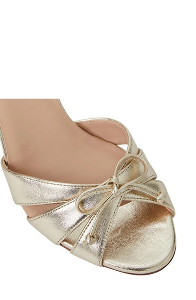 Shop Bruno Magli Pema Slide Sandal In Gold Metallic