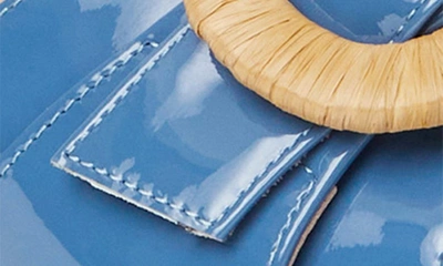 Shop Bruno Magli Page Slide Sandal In Blue Patent