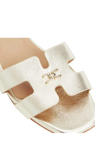 Shop Bruno Magli Fina Slide Sandal In Gold Metallic