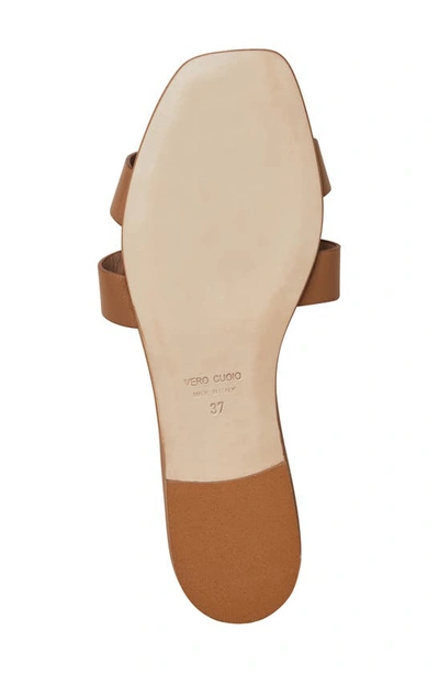 Shop Bruno Magli Fina Slide Sandal In Cognac