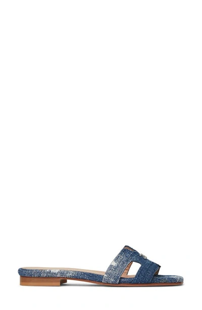 Bruno Magli Fina Slide Sandal In Denim