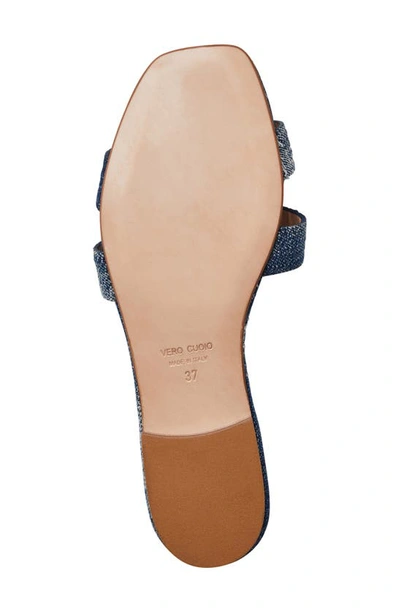 Bruno Magli Fina Slide Sandal In Denim
