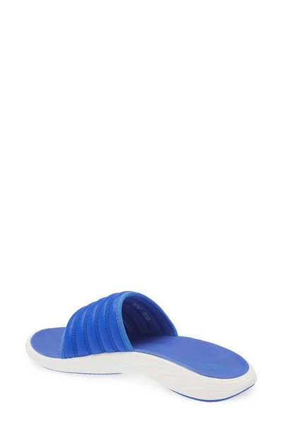 Shop Olukai Komo Slide Sandal In Sunset Blue / Sunset Blue