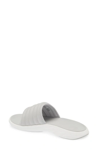 Shop Olukai Komo Slide Sandal In Mist Grey / Mist Grey