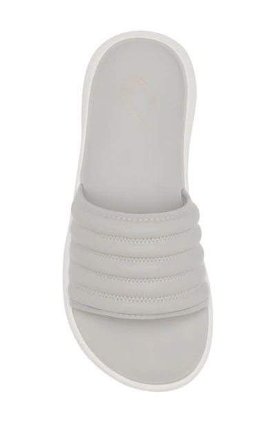 Olukai Komo Slide Sandal In Mist Grey / Mist Grey
