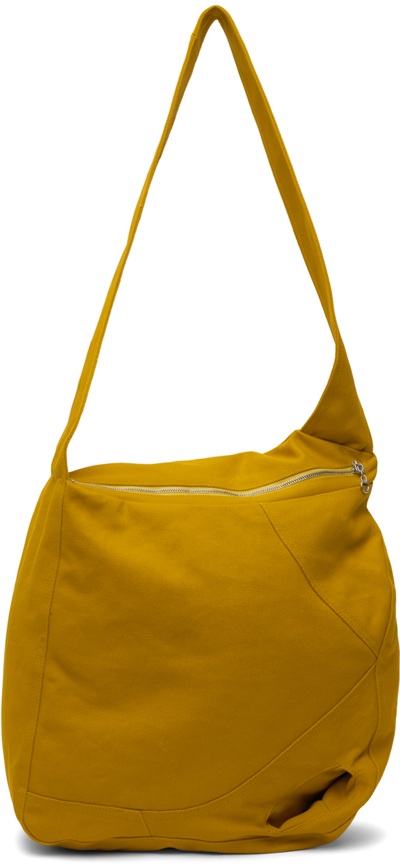 Shop Kiko Kostadinov Yellow Deultum Bag In Mustard Yellow