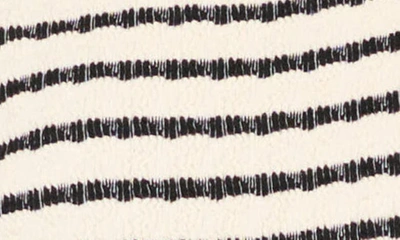 Shop Gibsonlook Slouchy Stripe Sweater In Natural/ Black Stripe