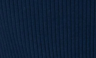 Gibsonlook Flutter Sleeve Rib Top In Navy