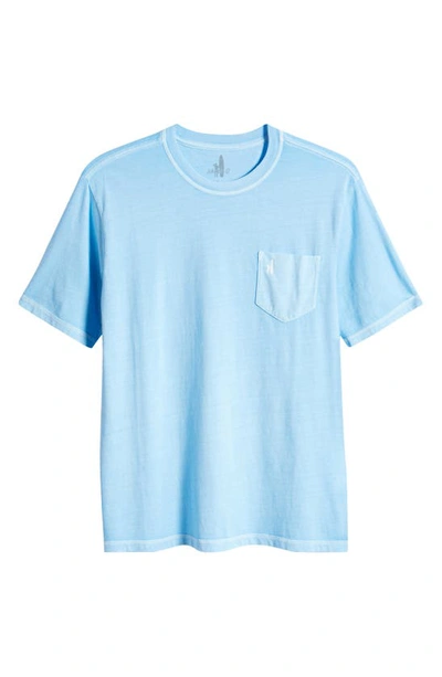 Shop Johnnie-o Ocean Sun Cotton T-shirt In Maliblu