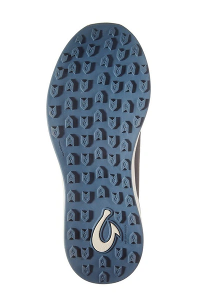 Shop Olukai Kā‘anapali Golf Shoe In Pavement/ Vintage Blue