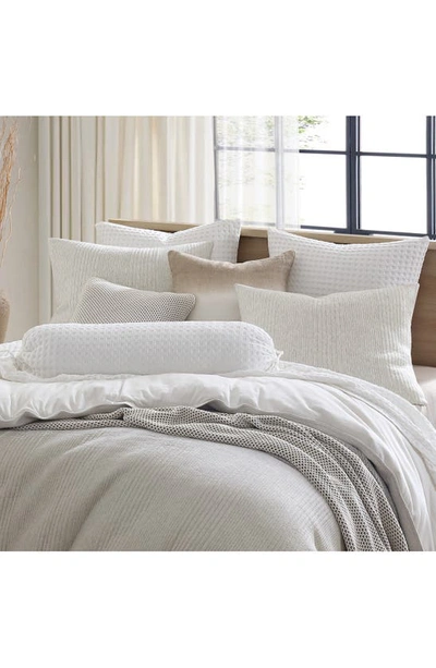 Dkny Pure Ribbed Jersey Duvet Set, King In Heathered Grey