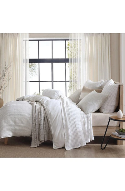 Dkny Pure Ribbed Jersey Duvet Set, King In Heathered Grey