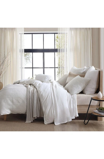 Shop Dkny Pure Rib Duvet Cover & Sham Set In Heathered Grey