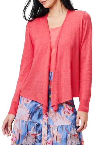Shop Nic + Zoe All Year 4-way Convertible Cardigan In Coral
