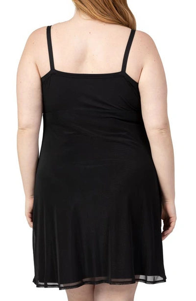Shop Kindred Bravely Aurora Maternity/nursing Nightgown In Black