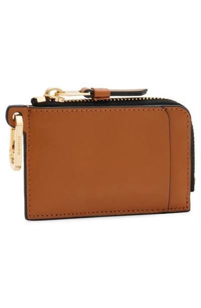 Shop Allsaints Remy Wallet In Desert Tan