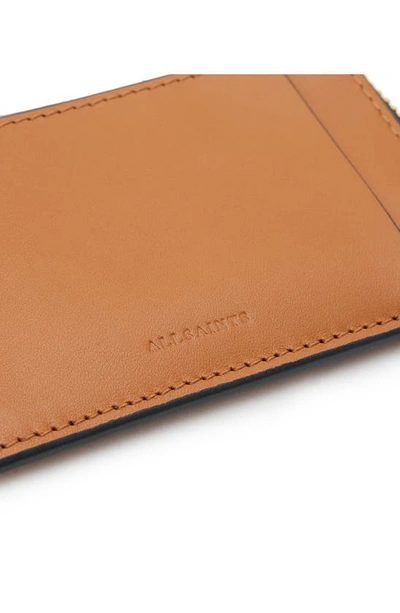 Shop Allsaints Remy Wallet In Desert Tan