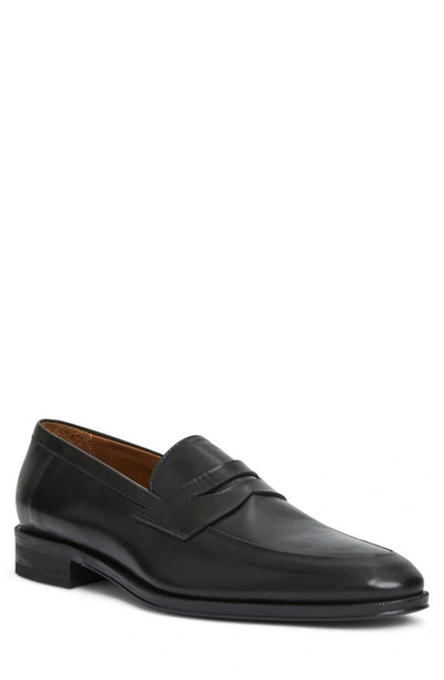 Shop Bruno Magli Maioco Penny Loafer In Black