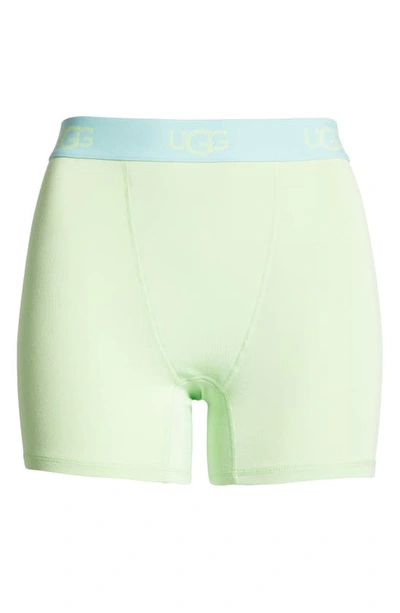 Shop Ugg Alexiah Boy Shorts In Mint Chip