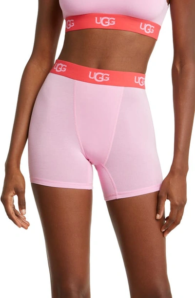 Shop Ugg Alexiah Boy Shorts In Pink Meadow