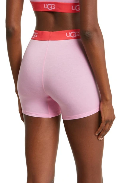 Shop Ugg Alexiah Boy Shorts In Pink Meadow