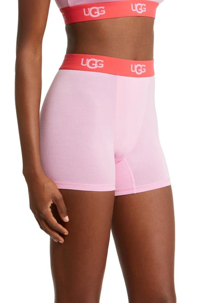 Shop Ugg Alexiah Boy Shorts In Pink Meadow
