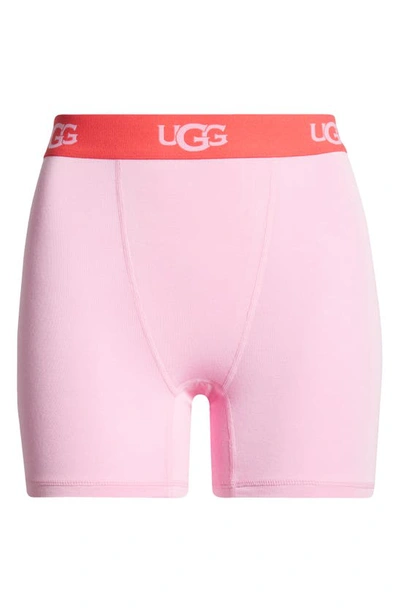 Shop Ugg Alexiah Boy Shorts In Pink Meadow