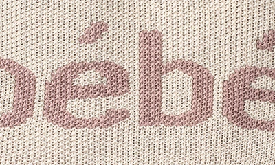Domani Home Bébé Cotton Blanket In Ivory/ Blush