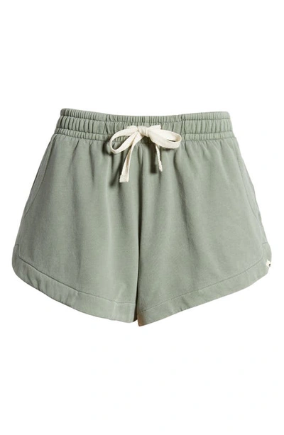 Shop Rip Curl Cosmic Summer Heritage Terry Shorts In Sage