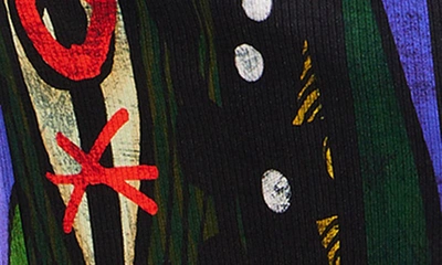 Desigual M. Christian Lacroix Arty Midi Dress In Black