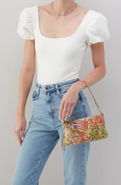 Shop Hobo Darcy Convertible Leather Crossbody Bag In Tropic Print