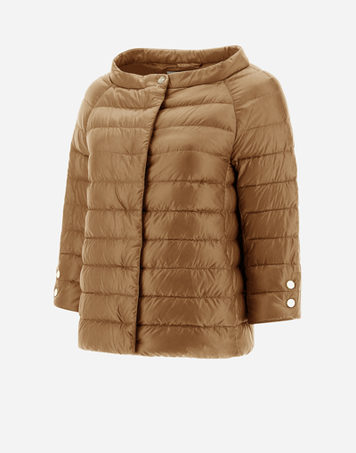 Herno Jacket In Camel