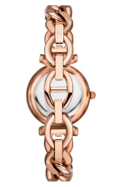 Shop Fossil Carlie Bracelet Watch, 28mm In Rose Gold