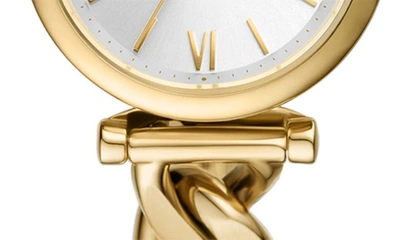 Shop Fossil Carlie Bracelet Watch, 28mm In Gold