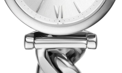 Shop Fossil Carlie Bracelet Watch, 28mm In Silver