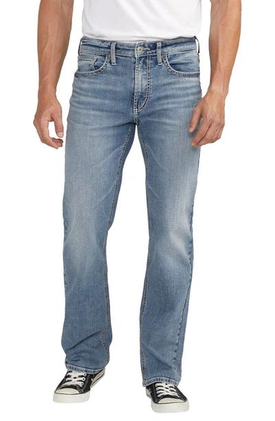 Shop Silver Jeans Co. Gordie Relaxed Straight Leg Jeans In Indigo