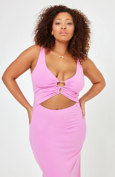 Shop L*space Camille Cover-up Dress In Tulip