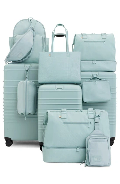 Beis The 26-inch Check-in Roller In Teal