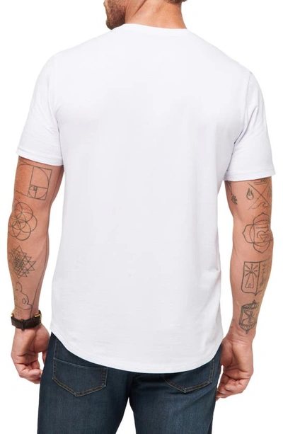 Shop Travis Mathew Cloud Crewneck T-shirt In White