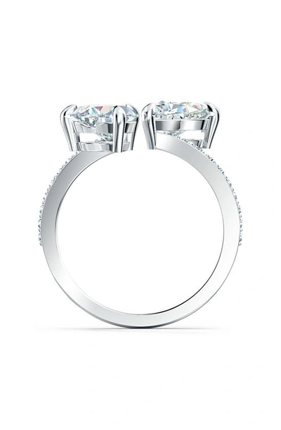 Swarovski Attract Soul Crystal Hearts Ring In White