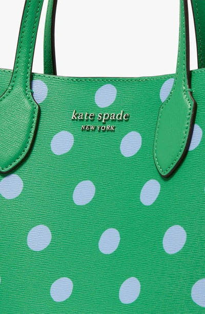Shop Kate Spade Medium Bleecker Sunshine Dot Tote In Candy Grass Multi