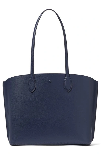 Shop Kate Spade Suite Leather Tote In Parisian Navy Multi