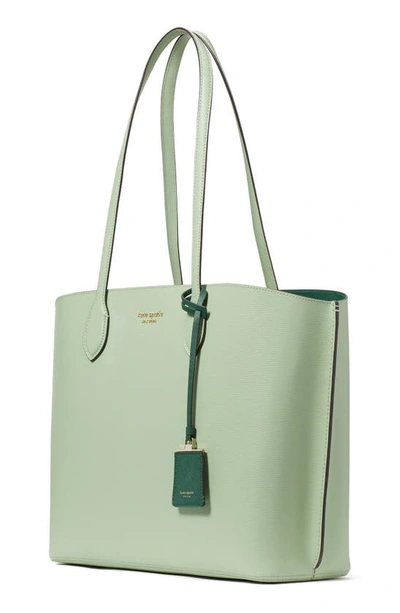 Shop Kate Spade Suite Leather Tote In Beach Glass Multi